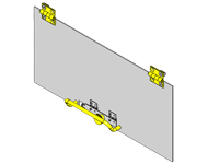 Fixation confirmation mechanism for maintenance parts