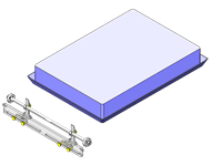 Variable self-weight anti-backlash