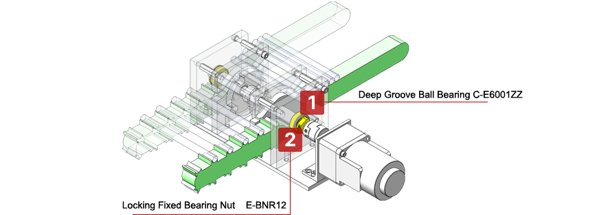 Rotary Cutting to Conveyor