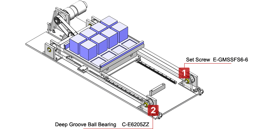 Traverse Mechanism for Heavy Workpieces